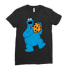 Cookie Monster Ladies Fitted T-Shirt