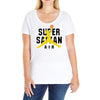 Super Saiyan Air Ladies Curvy T-Shirt