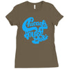 chicago house music Ladies Fitted T-Shirt