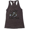 love tube mice Racerback Tank