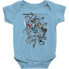 ninja aliens Baby Onesie
