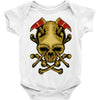 skull axe Baby Onesie