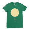minimal solar system Ladies Fitted T-Shirt