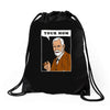 your mom freud Drawstring Bags