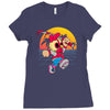 hotline plumber Ladies Fitted T-Shirt
