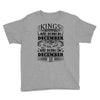 Real Kings Are Born On December 12 Youth Tee