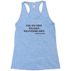 Flee You Idiot Racerback Tank