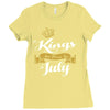 kings are born in july Ladies Fitted T-Shirt