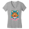 let's jam Women's V-Neck T-Shirt