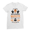 halloween warrior Ladies Fitted T-Shirt
