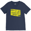 danger danger friend zone funny slogan V-Neck Tee