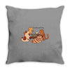 settler cats Throw Pillow