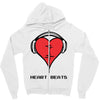 heart beats Zipper Hoodie