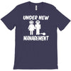 under new management stag night wedding mens T-Shirt