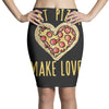 eat pizza make love Pencil Skirts