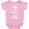 republican, democrat, busy slaying dragons fantasy Baby Onesie