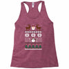 ugly christmas sweater Racerback Tank