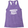 greedo shot first Racerback Tank