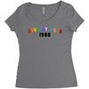 Beverly Hills 1988 Women's Triblend Scoop T-shirt