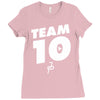 Team 10 Jake Paul Ladies Fitted T-Shirt