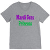 mardi gras princess V-Neck Tee