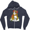poison ivy tattoo Zipper Hoodie