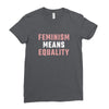 Feminism Means Equality Ladies Fitted T-Shirt