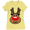 rudolph Ladies Fitted T-Shirt