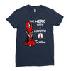 merc with a mouth Ladies Fitted T-Shirt