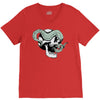 skull and tentacles V-Neck Tee