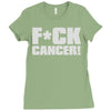 f cancer! Ladies Fitted T-Shirt