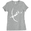 pfeil bogen archery arrow bow magic fantasy hunter schurke assasins ga Ladies Fitted T-Shirt