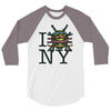 i (turtle) ny 3/4 Sleeve Shirt
