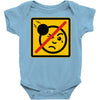 not the face Baby Onesie