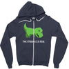 the struggle is real Zipper Hoodie