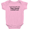 funny t shirt i used to jog 5 miles a day Baby Onesie