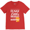 funny little brains V-Neck Tee