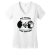 old school tech support Women's V-Neck T-Shirt