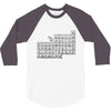 questionable table of elements 3/4 Sleeve Shirt