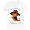 nightmare on kitty street Ladies Fitted T-Shirt
