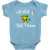 world's best mama Baby Bodysuit