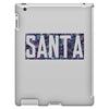 santa colorful glitter iPad 3 and 4 Case