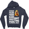 super saiyan quitting is not Zipper Hoodie