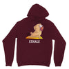 yoga pug exhale Unisex Hoodie