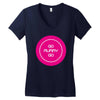 mummy go Women's V-Neck T-Shirt