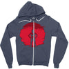 red planet Zipper Hoodie