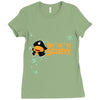 say no to scurvy Ladies Fitted T-Shirt