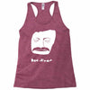 bon iver face Racerback Tank