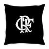 camisa do flamengo Throw Pillow
