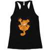garfield scratching, ideal gift or birthday present funny Racerback Tank